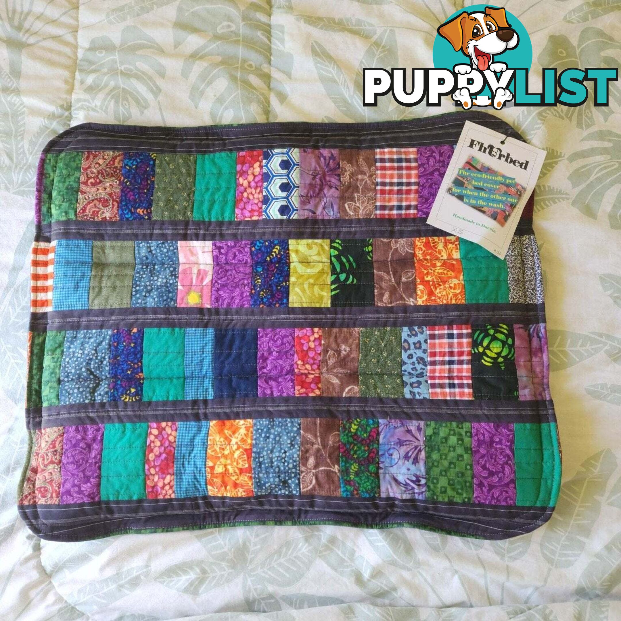 Eco-Friendly Cover - Hand Made Pet Bed - Fhurbeds - FBCXS123
