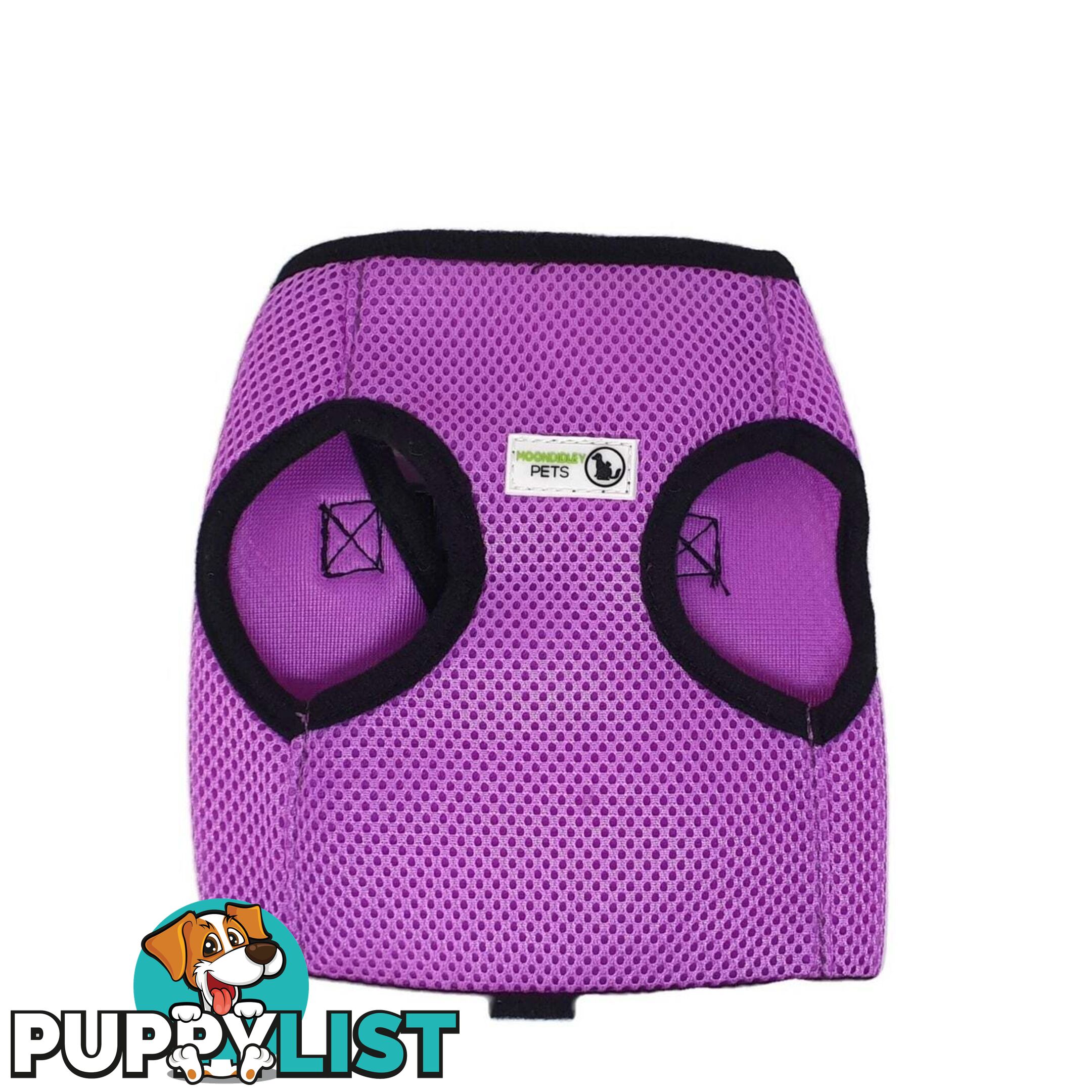 Doggie ID Vest Soft Air Mesh Personlised Embroidered - MDPIDVESSGRN