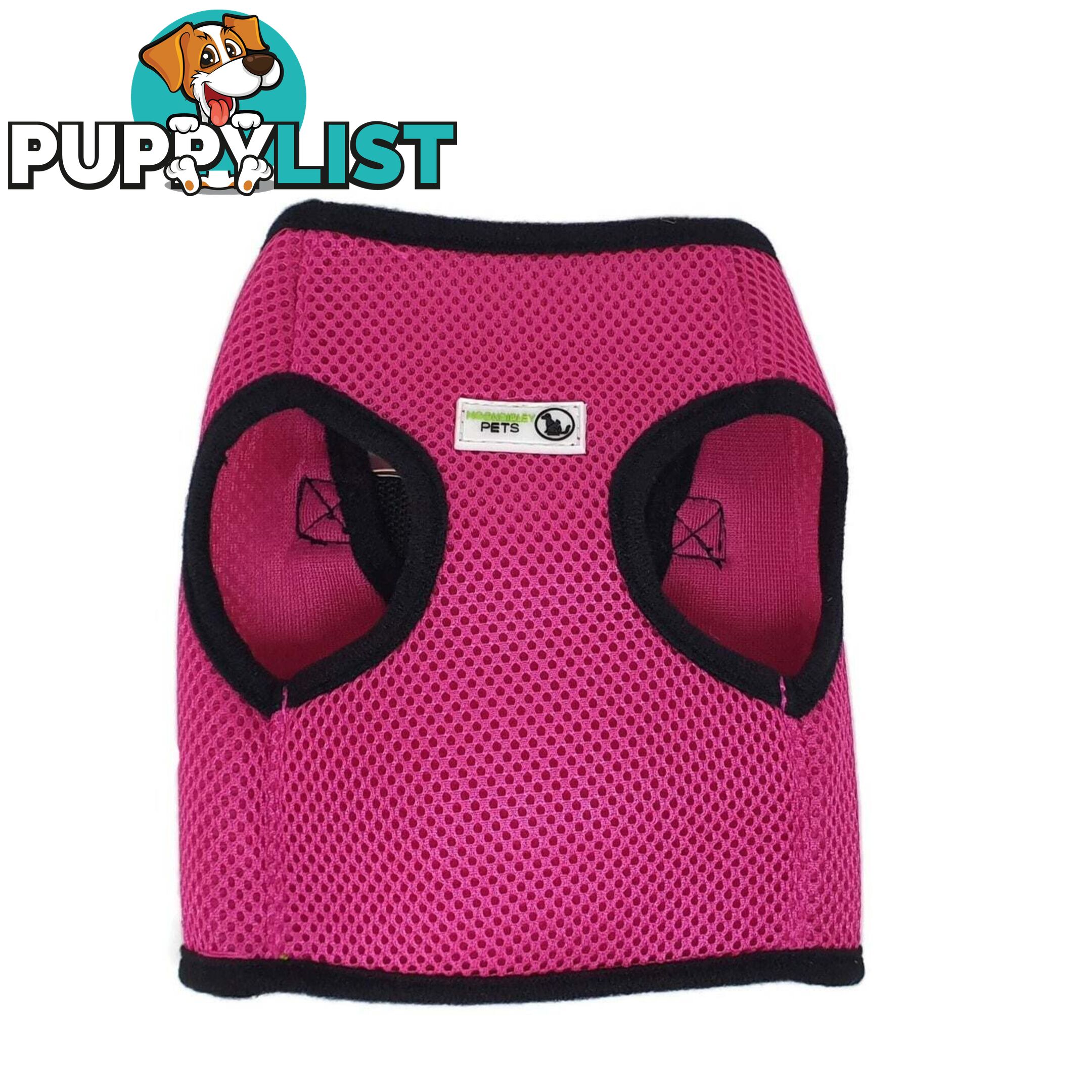 Doggie ID Vest Soft Air Mesh Personlised Embroidered - MDPIDVESSGRN