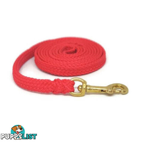 1.8m to 10m Long Dog Lead No Stitching Tough Yarnix 10mm Wide - YNXLD10-5-PUR-SS