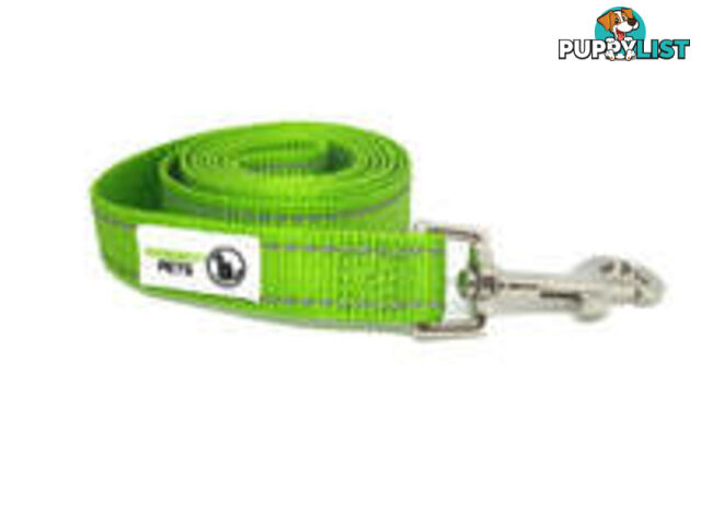 1.8m Nylon w/Reflective Stitching Dog Lead - Moondidley Pets - MDPLDREFTUR201.8