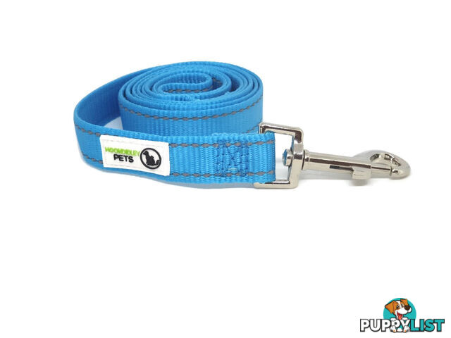 1.8m Nylon w/Reflective Stitching Dog Lead - Moondidley Pets - MDPLDREFTUR201.8