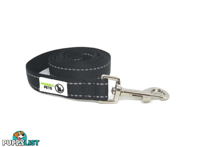 1.8m Nylon w/Reflective Stitching Dog Lead - Moondidley Pets - MDPLDREFTUR201.8