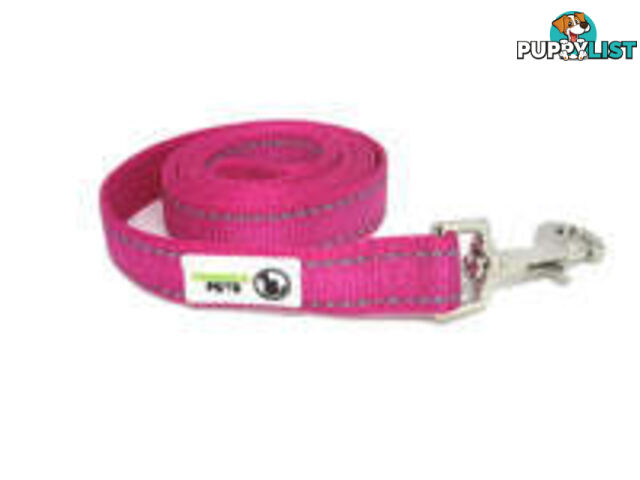 1.8m Nylon w/Reflective Stitching Dog Lead - Moondidley Pets - MDPLDREFTUR201.8