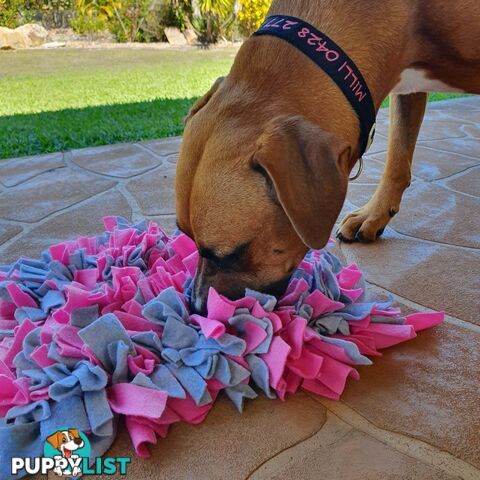 Snuffle Mats - Premium Heavy Duty Rubber Based - Pet Treat Play - Calms Anxiety - Slow Feeder - SNUFFLE-S-NABK