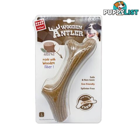 Dog Chew Wooden Antler Gigwi - WPS-DAG3310