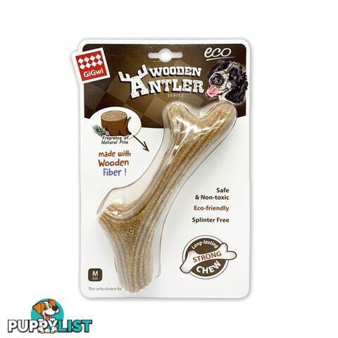 Dog Chew Wooden Antler Gigwi - WPS-DAG3310