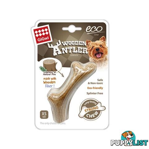Dog Chew Wooden Antler Gigwi - WPS-DAG3310