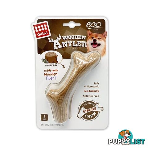 Dog Chew Wooden Antler Gigwi - WPS-DAG3310