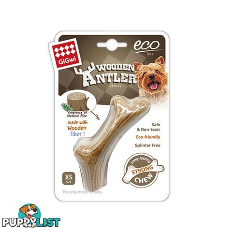 Dog Chew Wooden Antler Gigwi - WPS-DAG3310