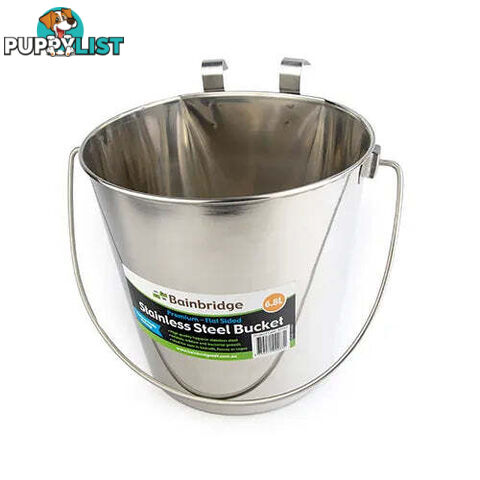 FLAT SIDED STAINLESS BUCKETS - BAINBRIDGE - BB-A3589