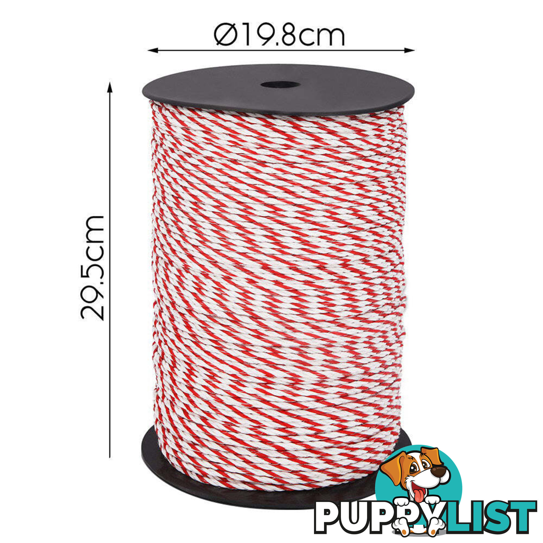 Giantz Electric Fence Poly Rope 2x 500M - FIK-ROPE-500MX2