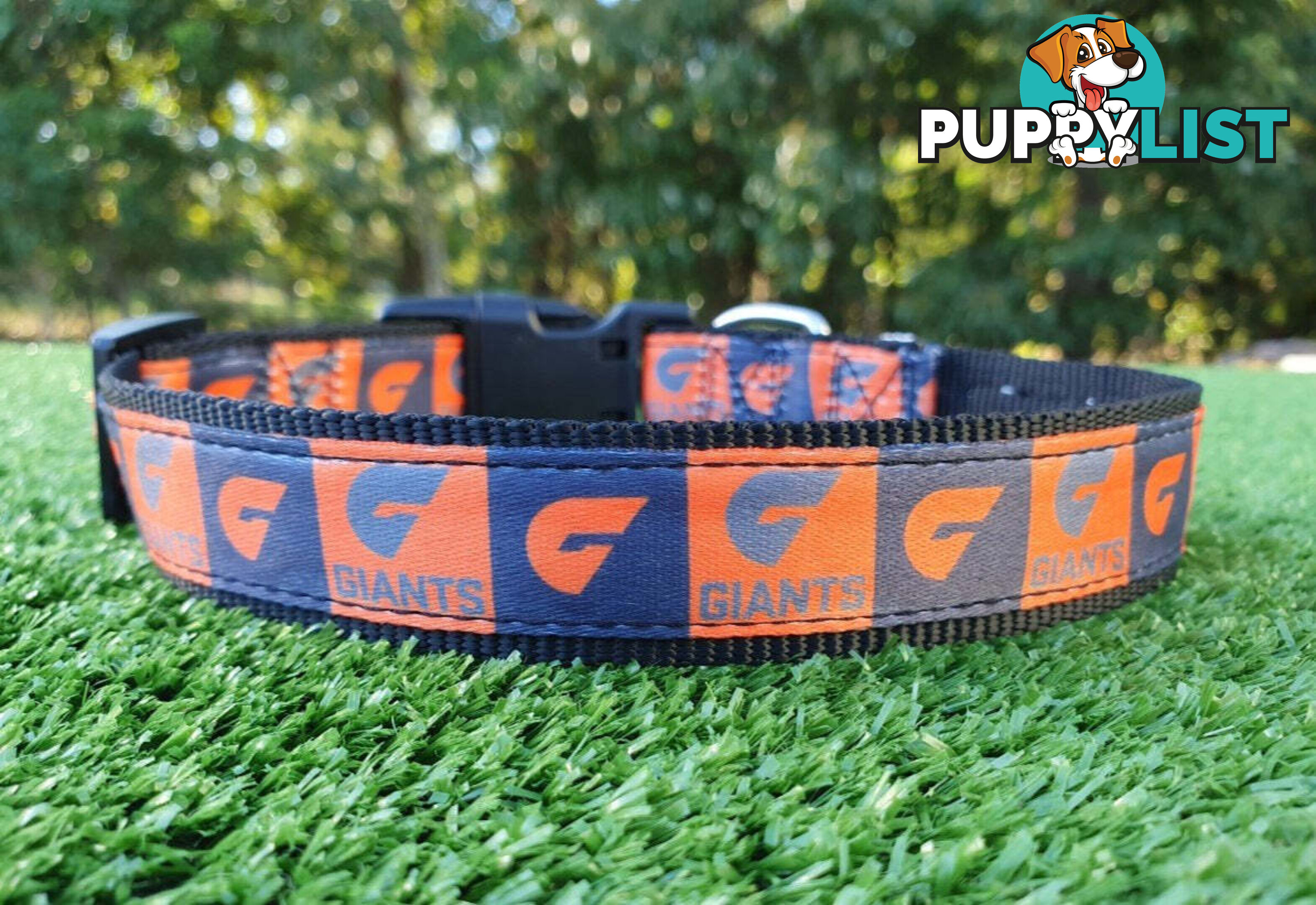 AFL Dog Collars, Footy - Aussie Rules - Moondidley Pets - MDPCOLAFLMGC