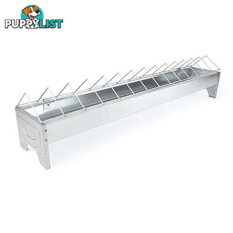 POULTRY GALVANISED FEED TROUGH - BAINBRIDGE - BB-A8071
