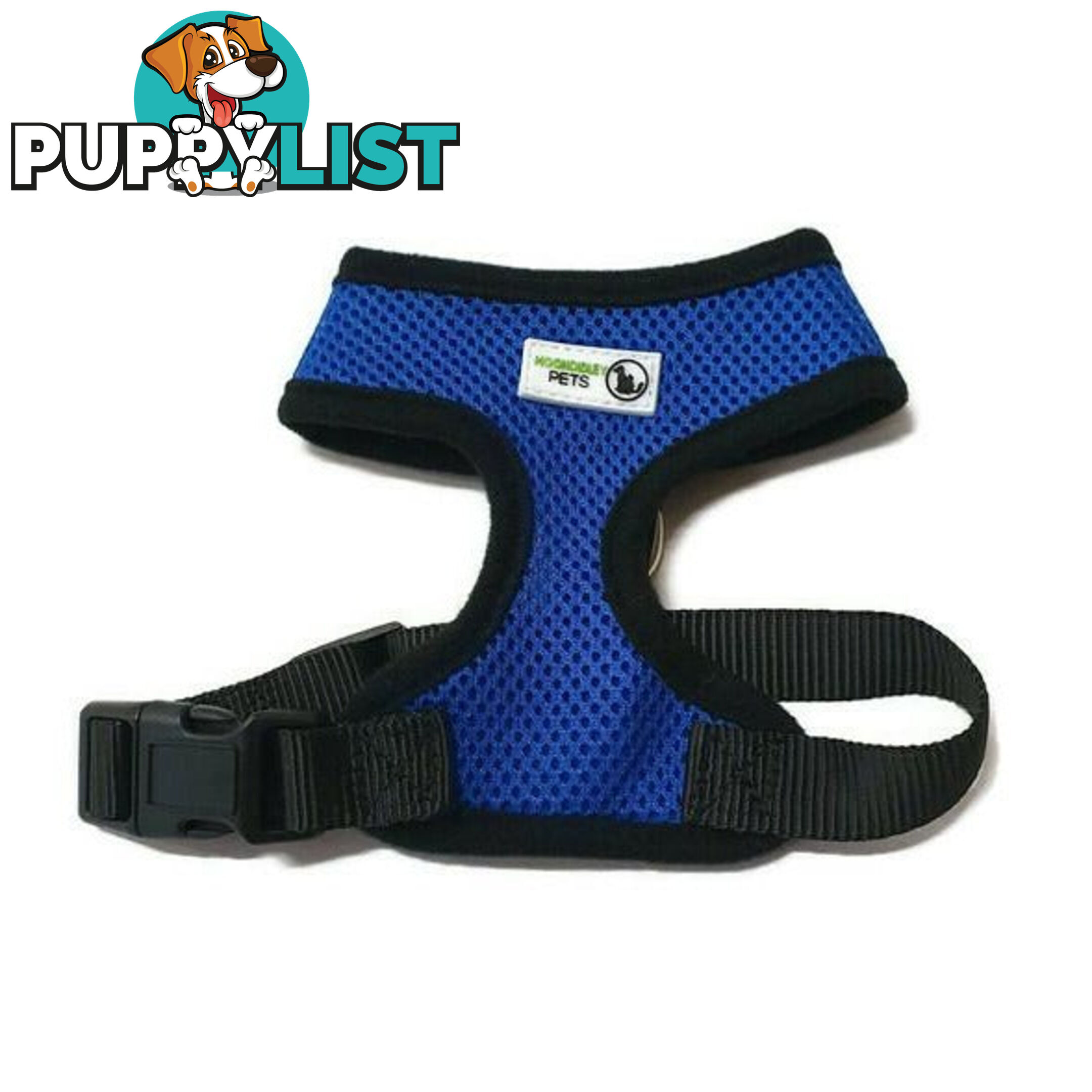 Pet Harness Soft Air Mesh Padded Adjustable  - Moondidley Pets - MDPHARMESSPUR