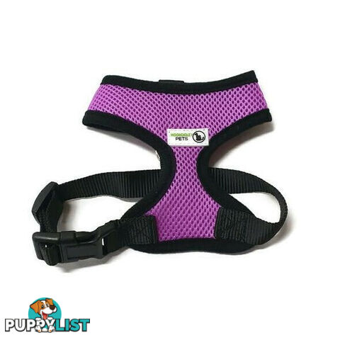 Pet Harness Soft Air Mesh Padded Adjustable  - Moondidley Pets - MDPHARMESSPUR