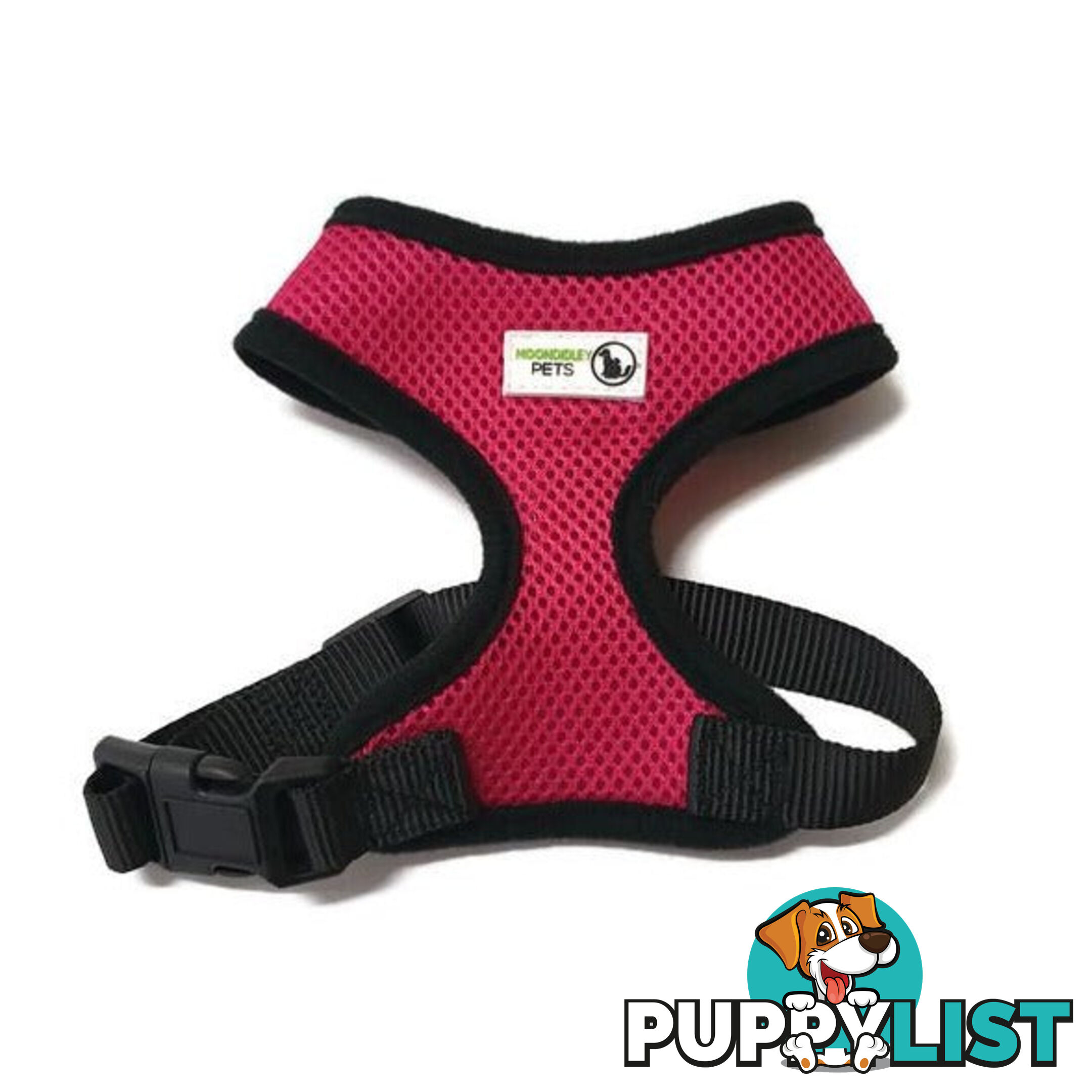 Pet Harness Soft Air Mesh Padded Adjustable  - Moondidley Pets - MDPHARMESSPUR