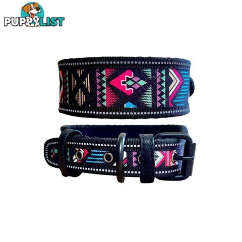 Thick Neoprene Dog Collar - Hand Made by The Bark Side - TBSNEOSMLCAM