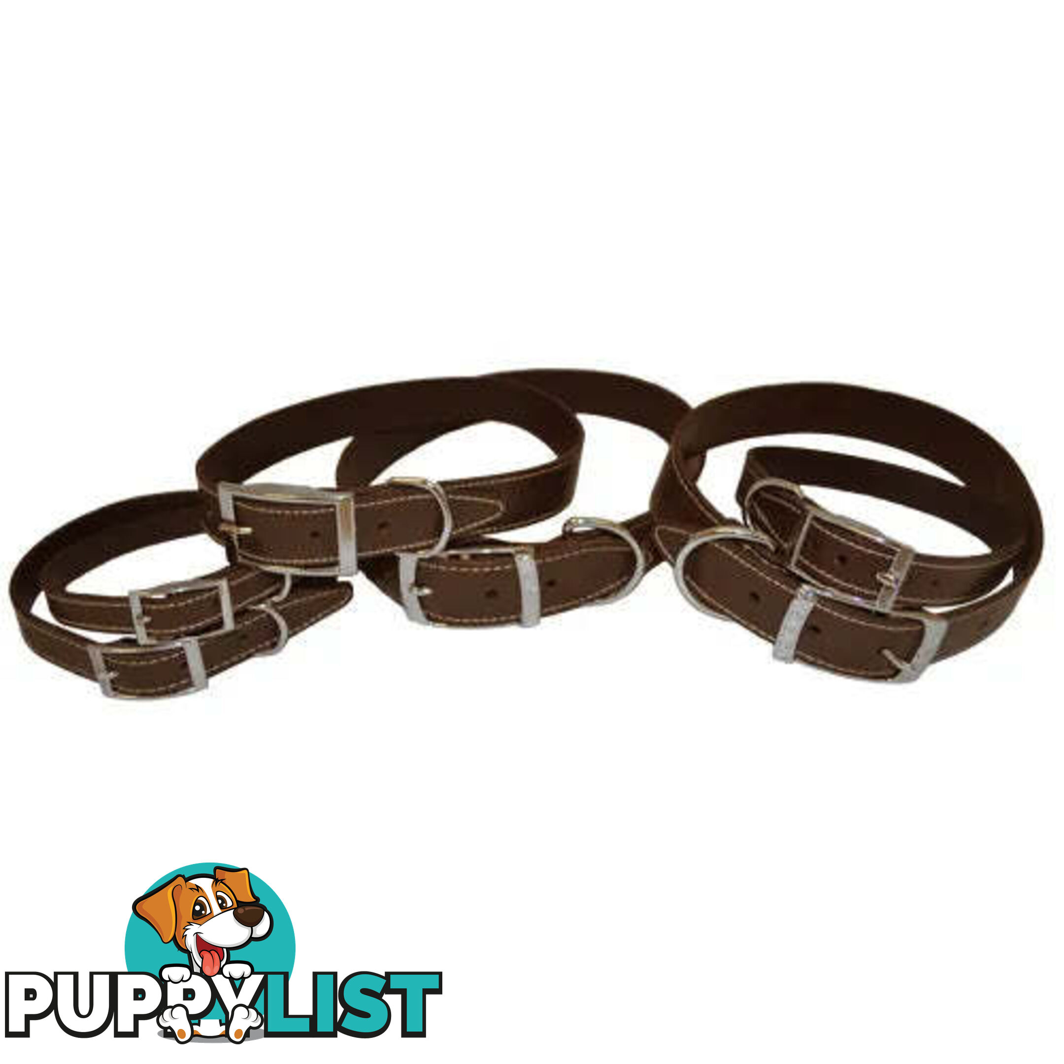 LEATHER COLLARS - BAINBRIDGE - BB-A7150-BRN