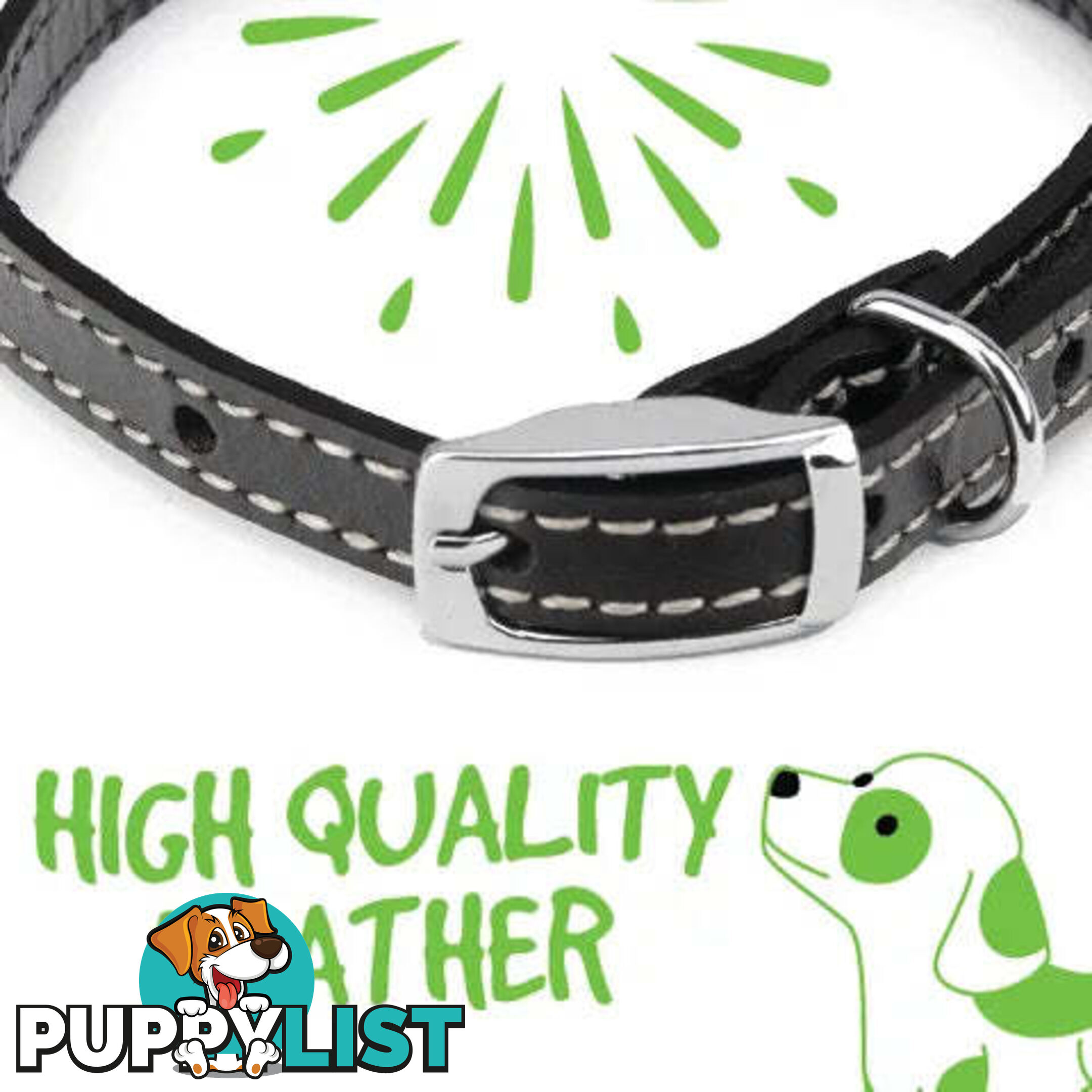 LEATHER COLLARS - BAINBRIDGE - BB-A7150-BRN