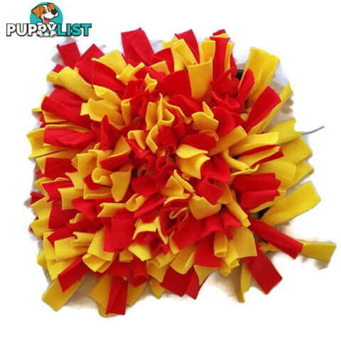Snuffle Mats - Premium Heavy Duty Rubber Based - Pet Treat Play - Calms Anxiety - Slow Feeder - SNUFSPNKBLK