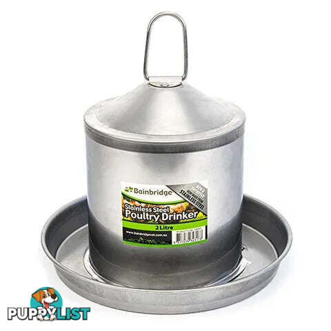 STAINLESS STEEL POULTRY DRINKER - BAINBRIDGE - BB-A8052