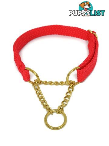 Martingale Dog Collars No Stitching Tough Yarnix - YNXCOLMARXL20HGRNRED