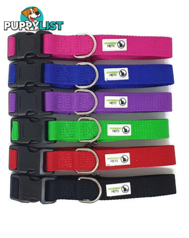 100% Pure Bamboo Fibre Dog Collar Plastic Buckle - Moondidley Pets - MDPCOLBAMXSNAV