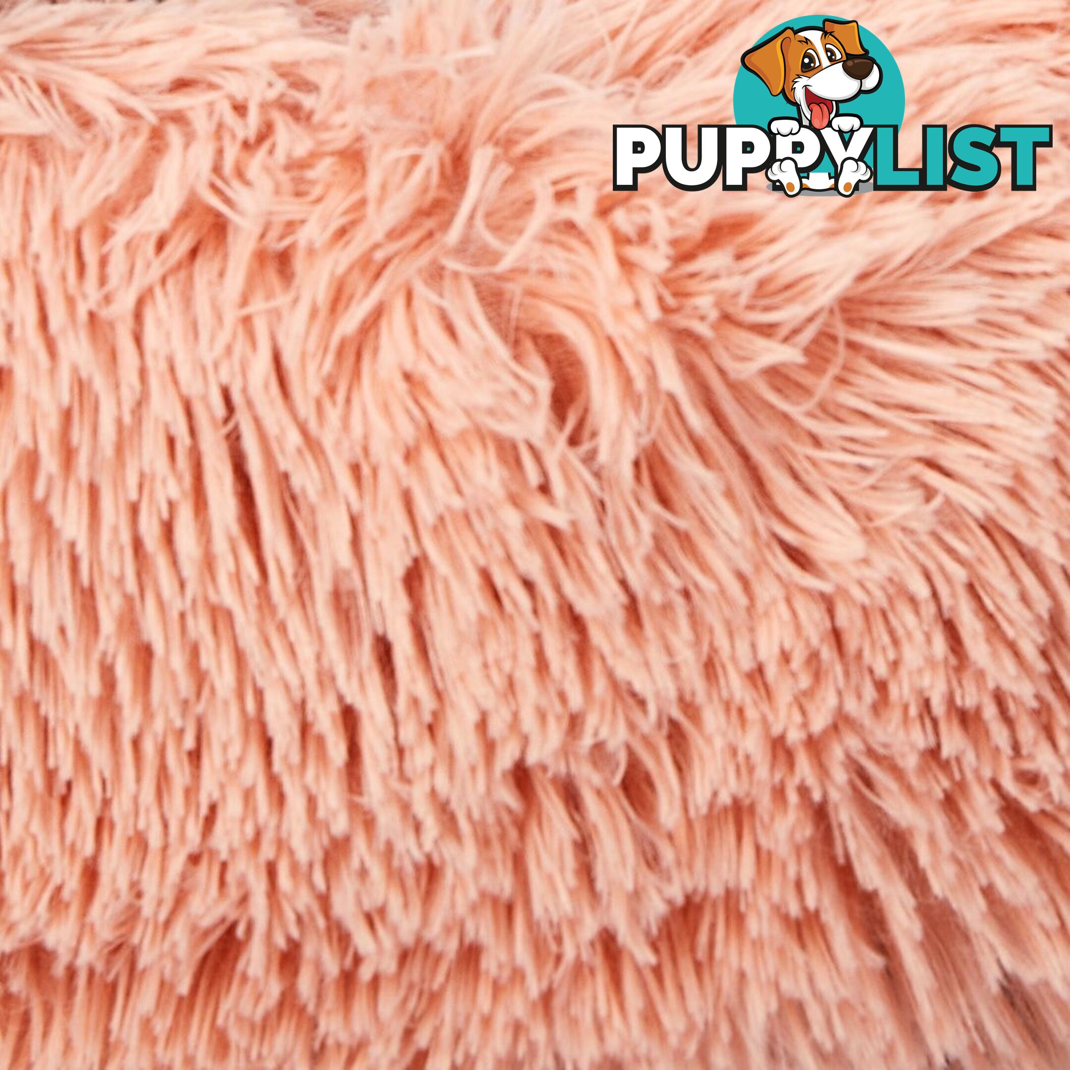 Pet Bed Cat Dog Donut Nest Calming Deep Sleeping Pink - WB-JC1058-S-PK