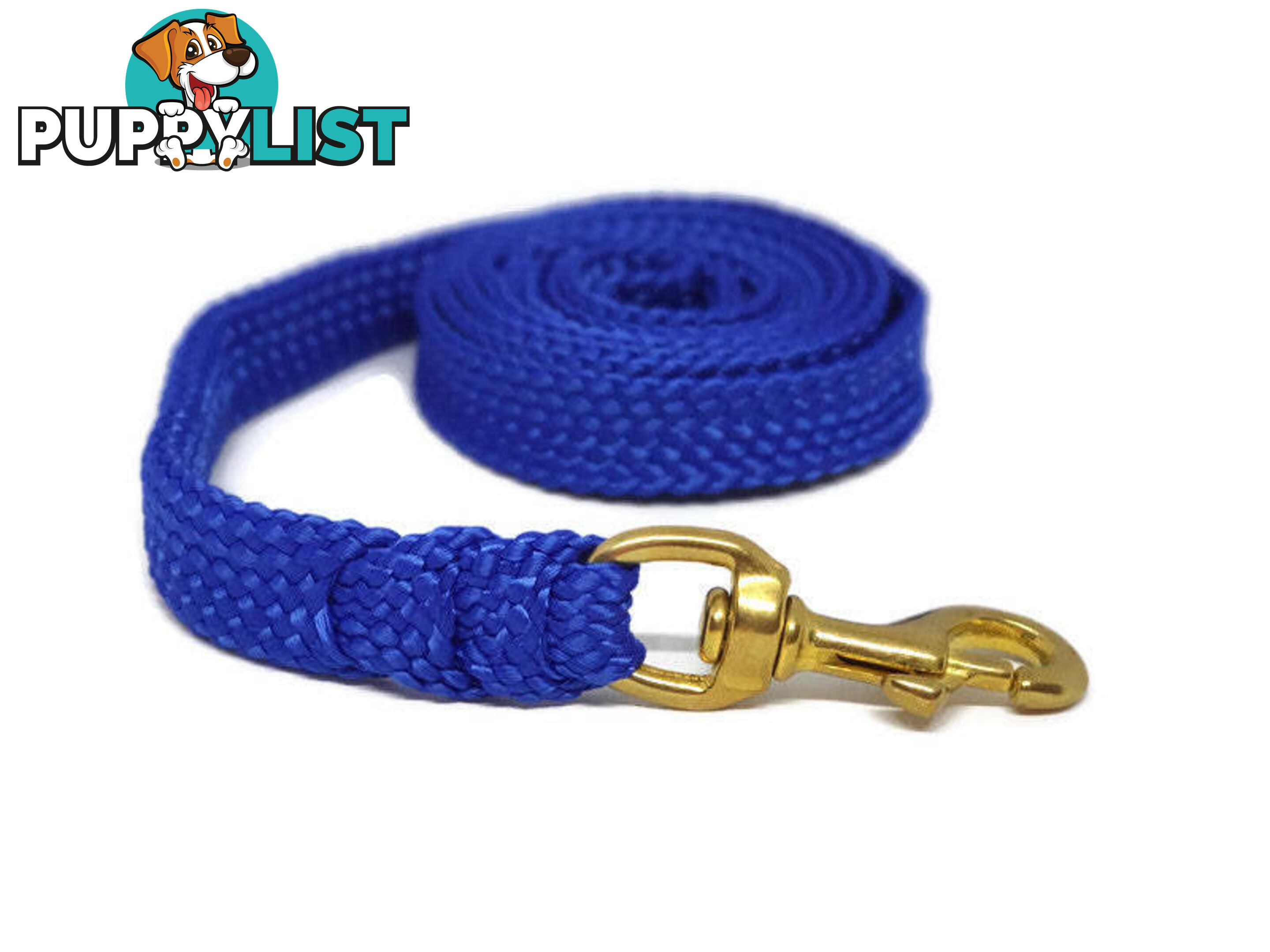 1.8m to 10m Long Dog Lead No Stitching Tough Yarnix 20mm Wide - YNXLD205SSBLK