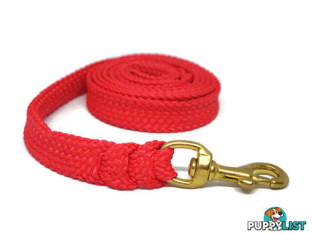 1.8m to 10m Long Dog Lead No Stitching Tough Yarnix 20mm Wide - YNXLD205SSBLK