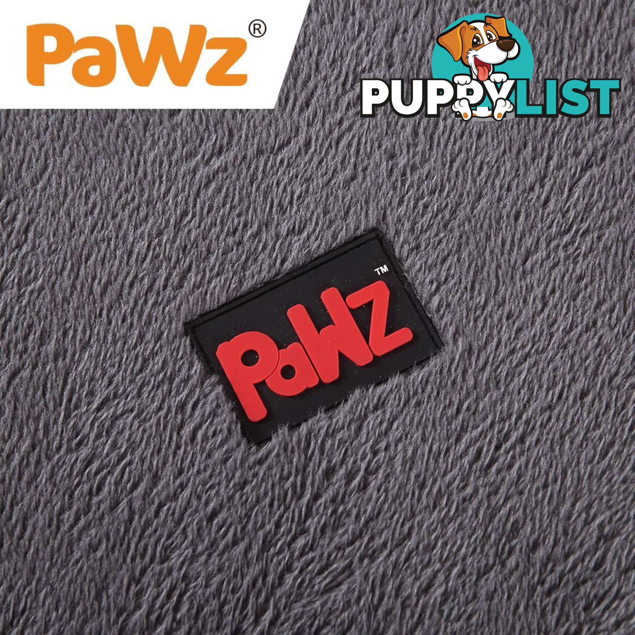 Pet Bed Foldable Dog Puppy Beds Cushion Pad Pads Soft Plush Black PaWz - WB-JC1045-XXL-BK