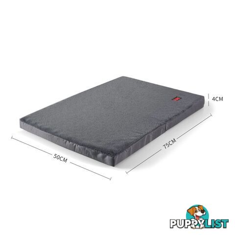 Pet Bed Foldable Dog Puppy Beds Cushion Pad Pads Soft Plush Black PaWz - WB-JC1045-XXL-BK