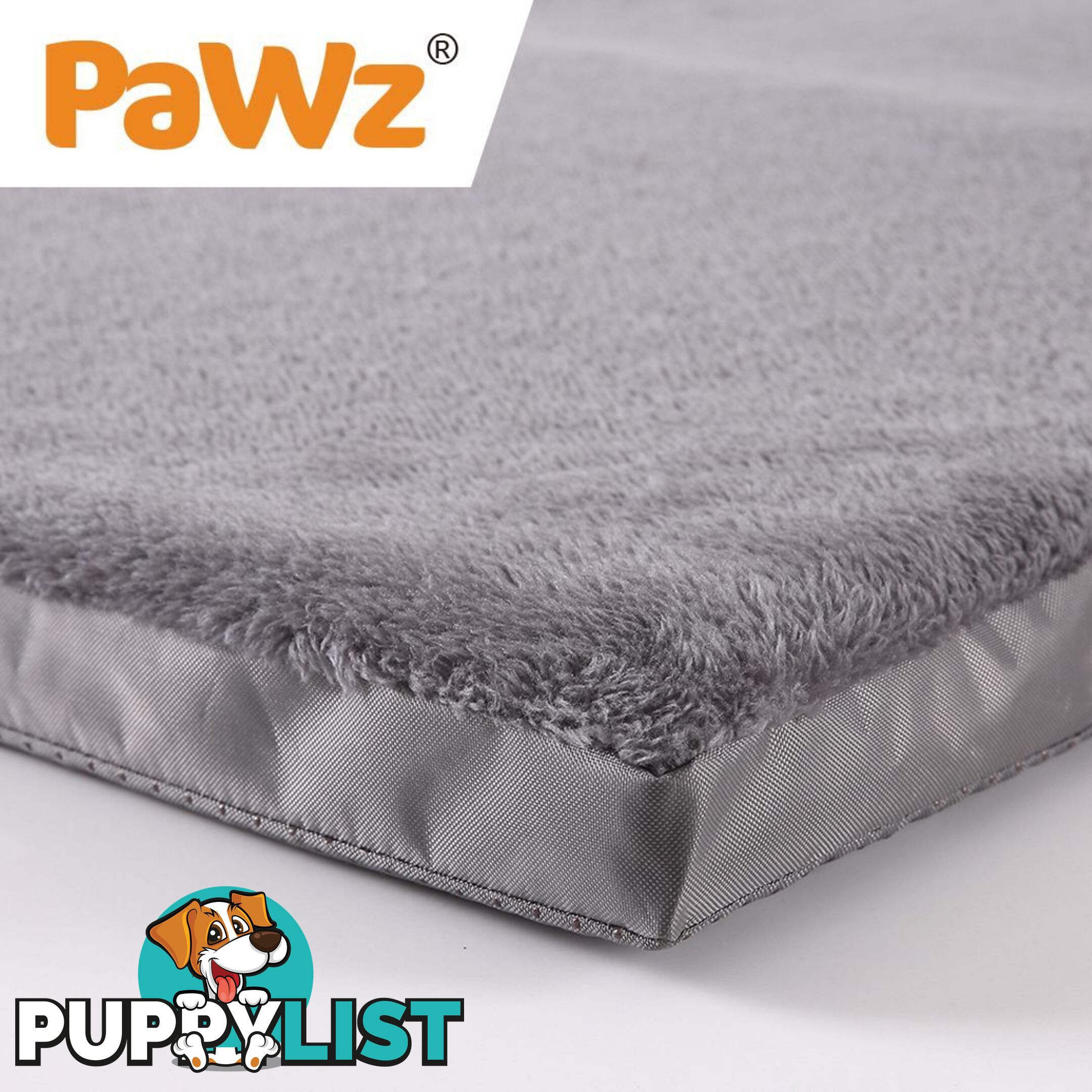 Pet Bed Foldable Dog Puppy Beds Cushion Pad Pads Soft Plush Black PaWz - WB-JC1045-XXL-BK