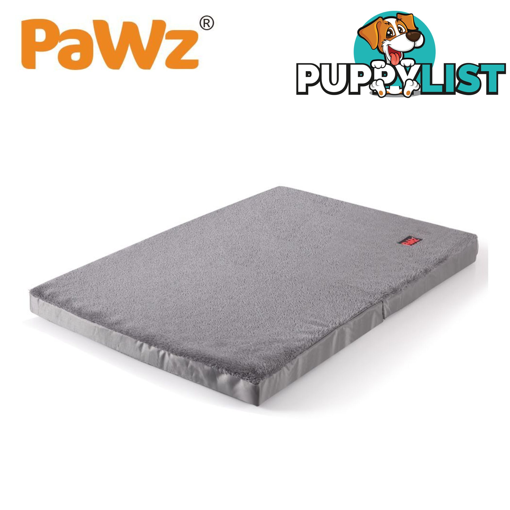 Pet Bed Foldable Dog Puppy Beds Cushion Pad Pads Soft Plush Black PaWz - WB-JC1045-XXL-BK