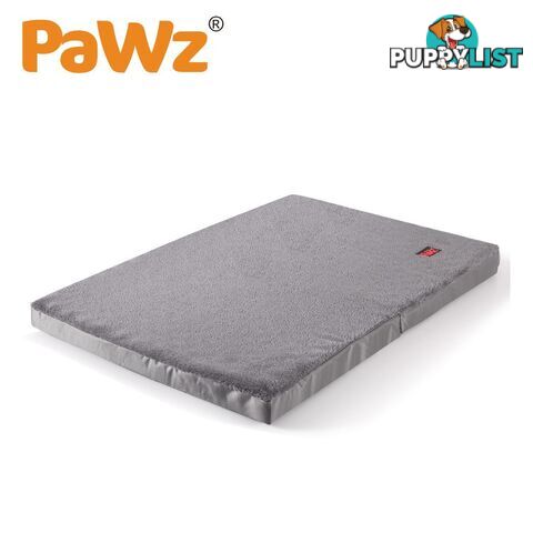 Pet Bed Foldable Dog Puppy Beds Cushion Pad Pads Soft Plush Black PaWz - WB-JC1045-XXL-BK