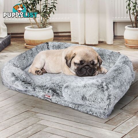 PaWz Pet Bed Orthopedic Sofa Dog Beds Bedding Soft Warm Mat Mattress Cushion - WB-PT1048-S-GY