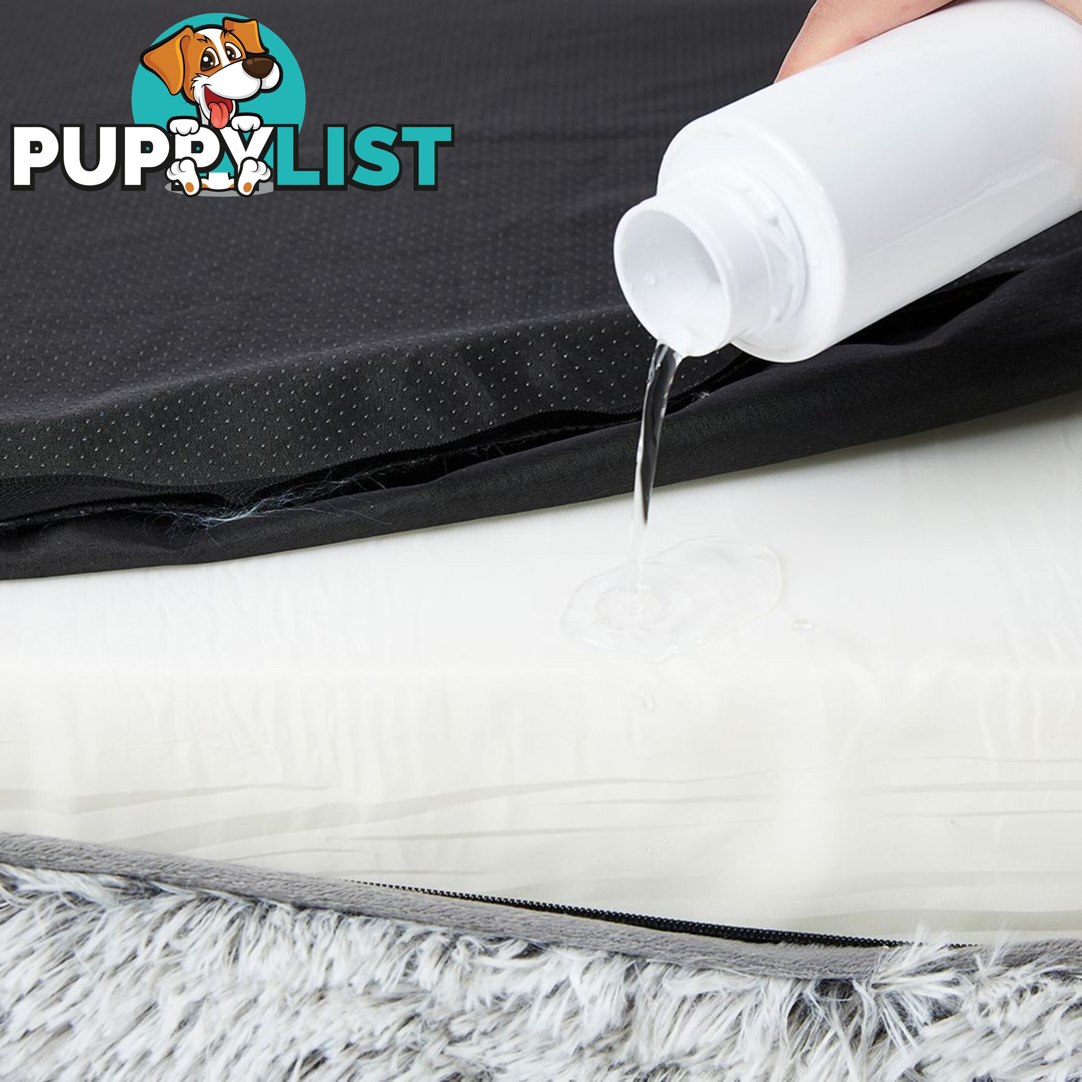 PaWz Pet Bed Orthopedic Sofa Dog Beds Bedding Soft Warm Mat Mattress Cushion - WB-PT1048-S-GY