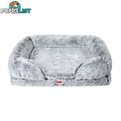 PaWz Pet Bed Orthopedic Sofa Dog Beds Bedding Soft Warm Mat Mattress Cushion - WB-PT1048-S-GY