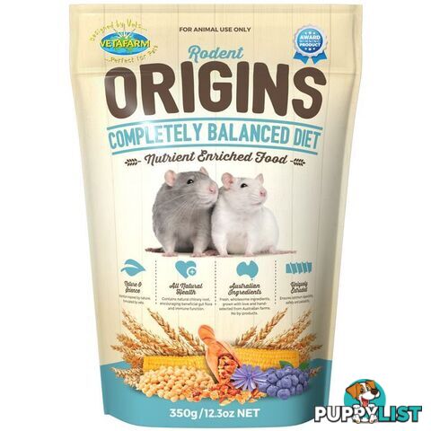 VETAFARM RODENT/MICE/RATS ORIGINS 350G - WPSAFV0140