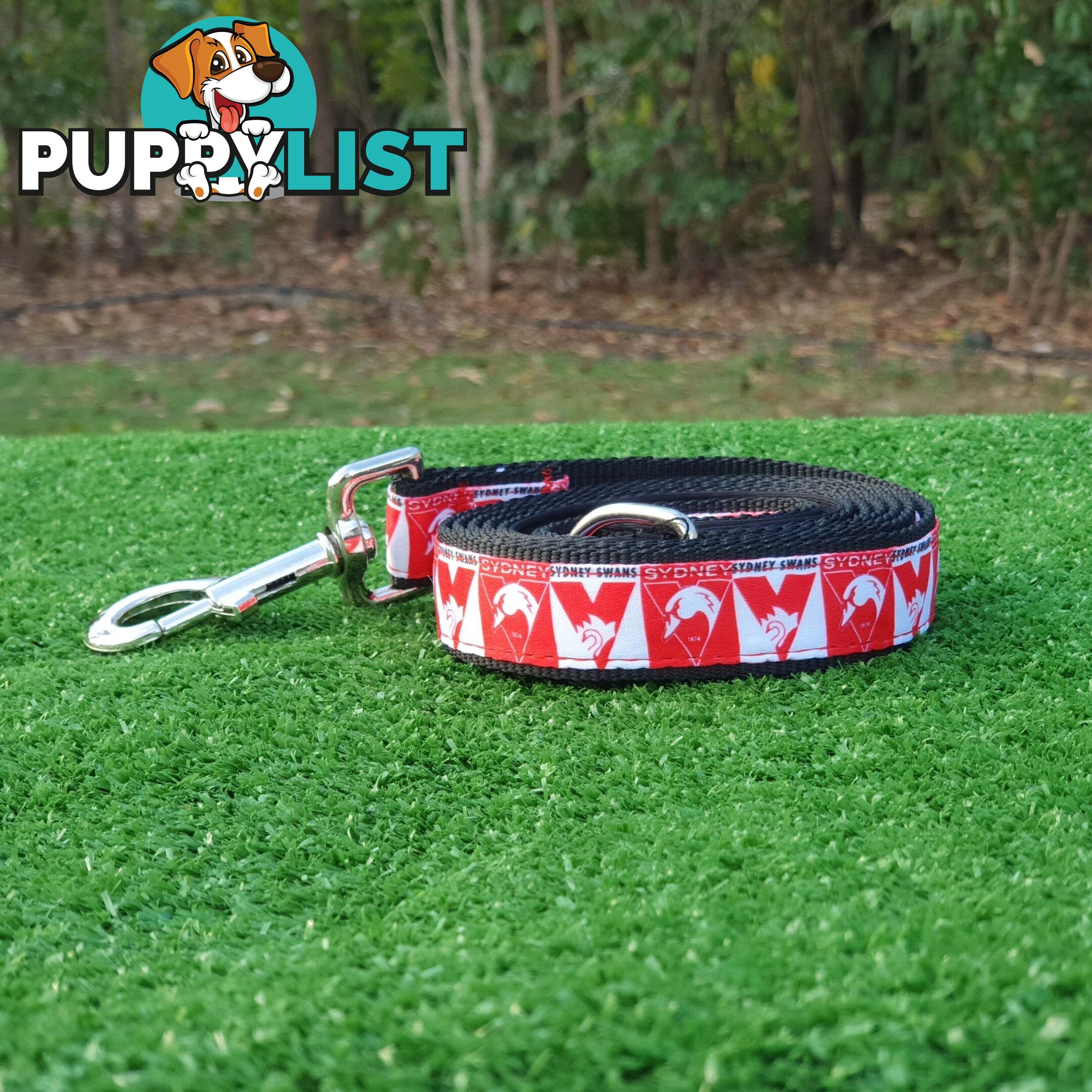 AFL Dog Leads, Footy - Aussie Rules - Moondidley Pets - MDPLDAFLBRBR