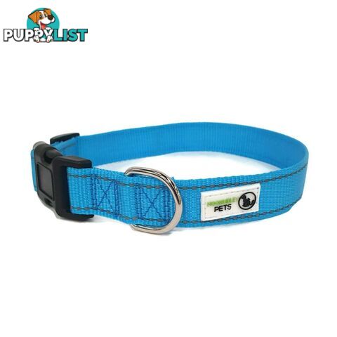 Nylon w/Reflective Stitching Dog Collar - Moondidley Pets - MDPCOLREFXSPUR