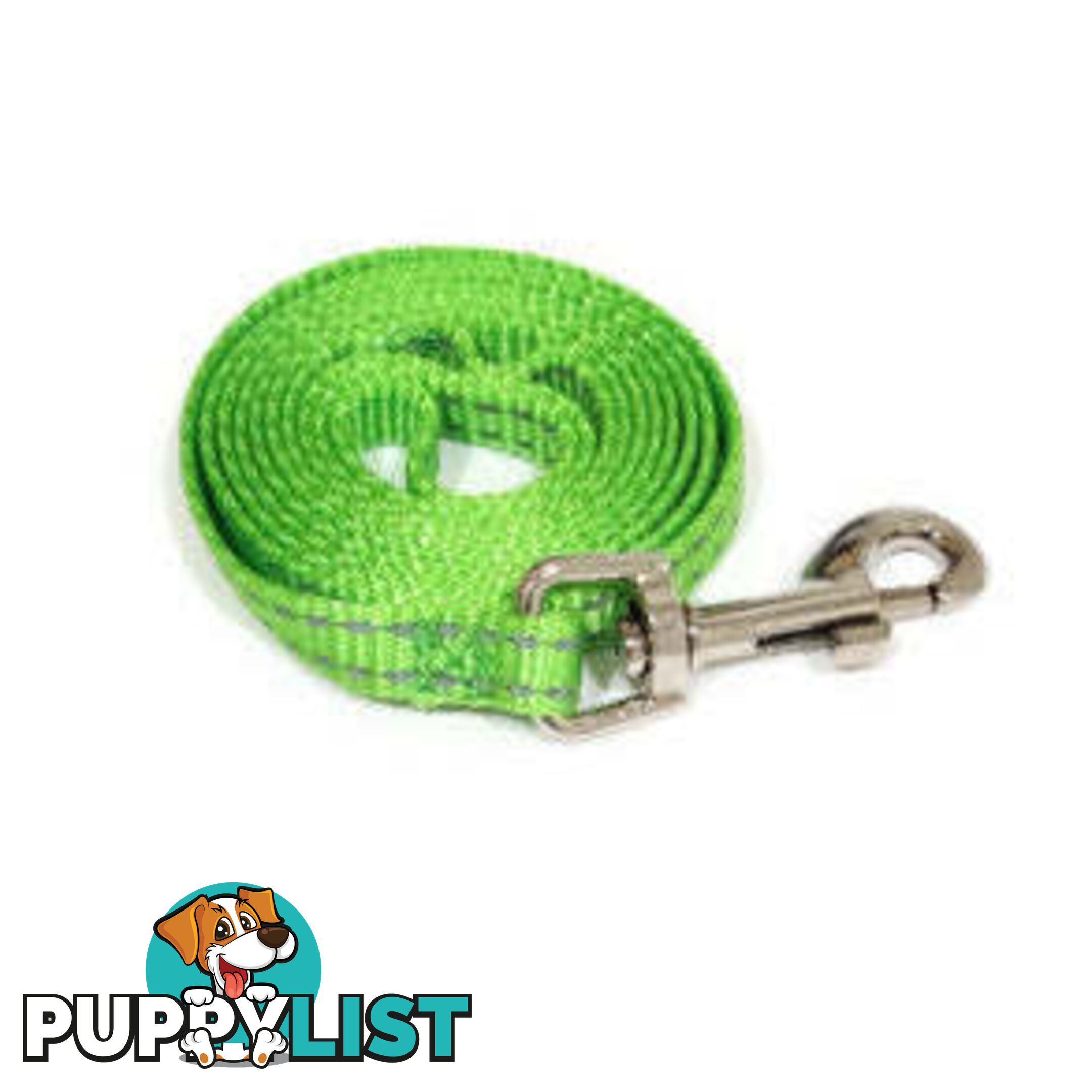 Lead Puppy / Cat Reflective- Moondidley Pets - MDPLDPUPGRN