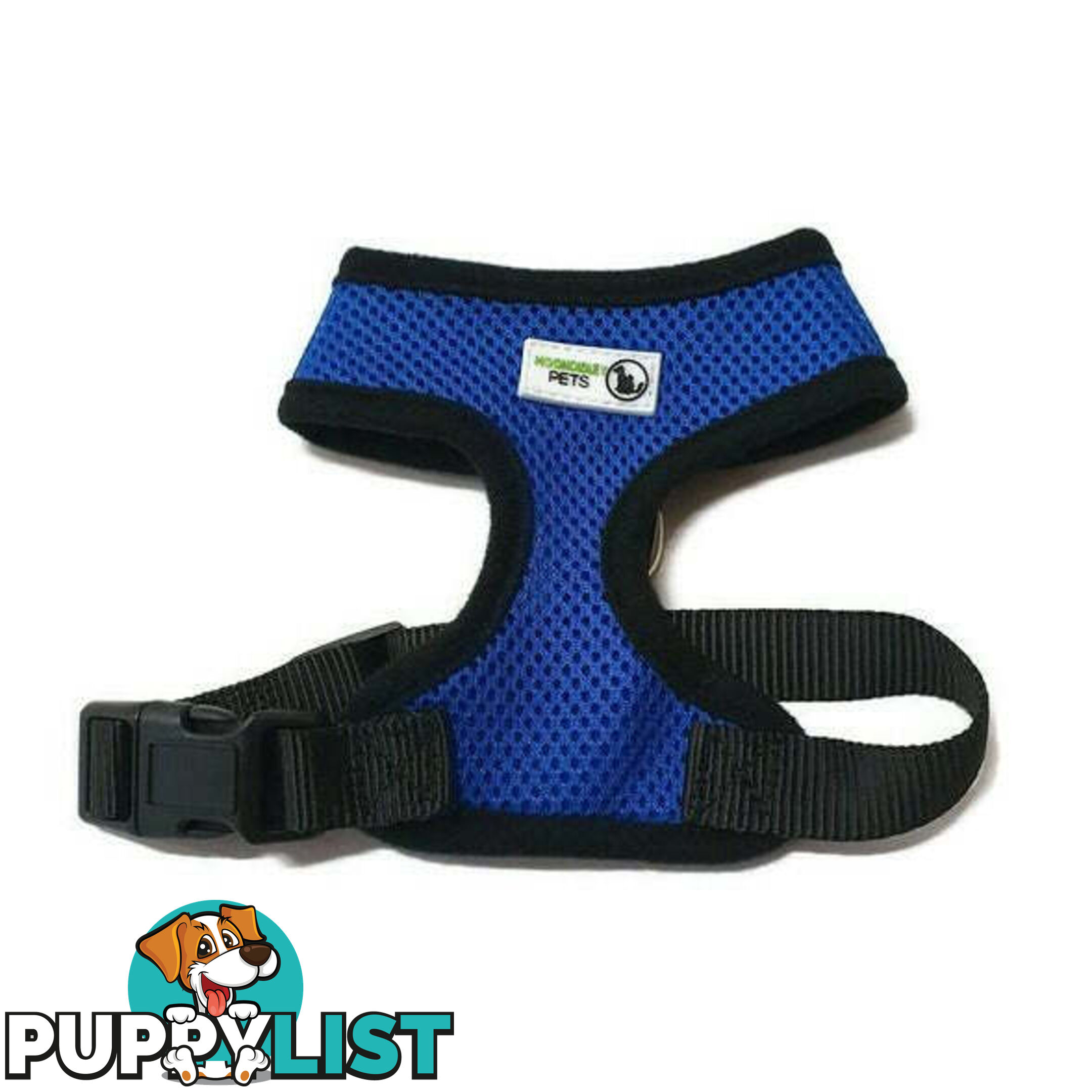 Pet Harness Soft Air Mesh Padded Adjustable  - Moondidley Pets - MDPHARMESXSPUR