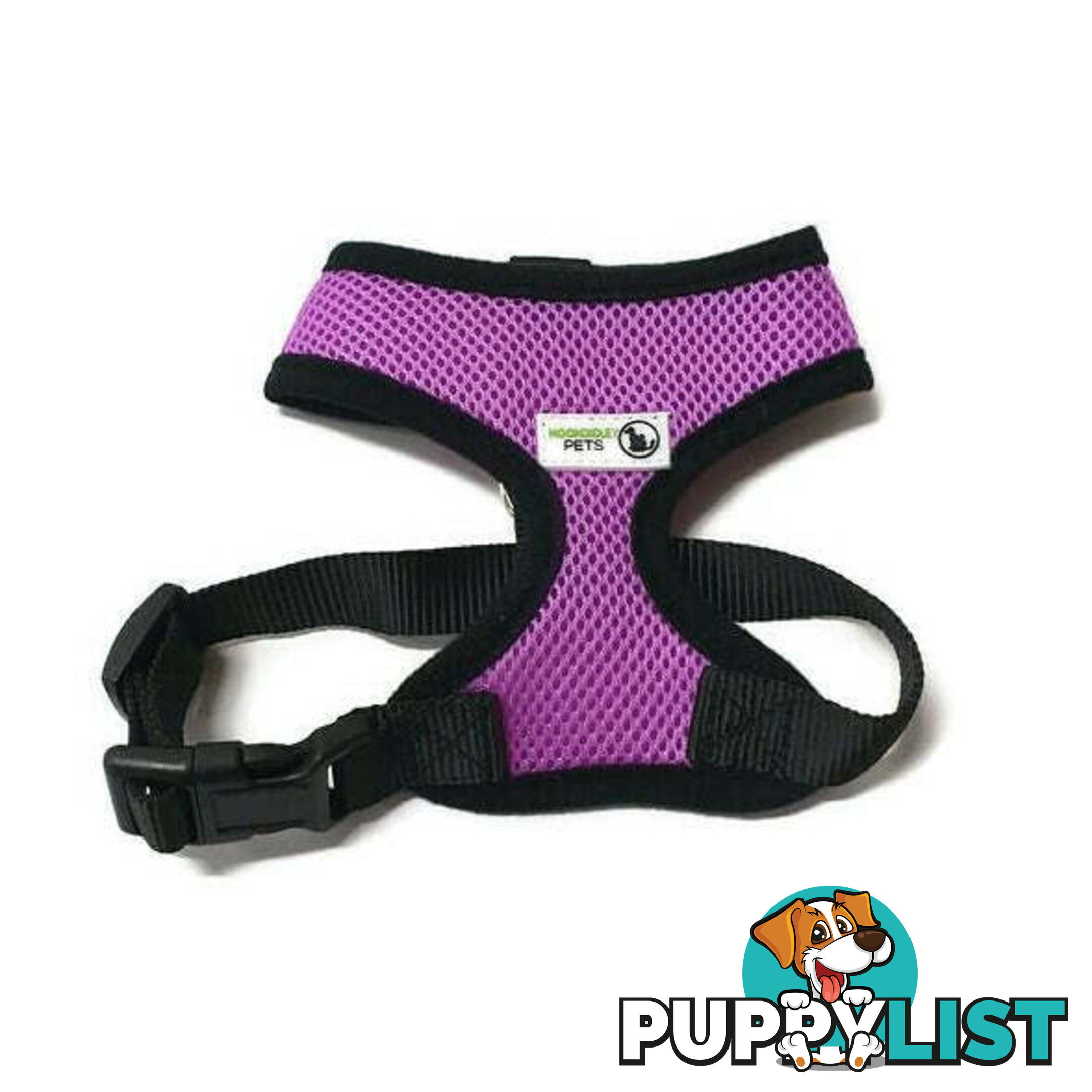 Pet Harness Soft Air Mesh Padded Adjustable  - Moondidley Pets - MDPHARMESXSPUR
