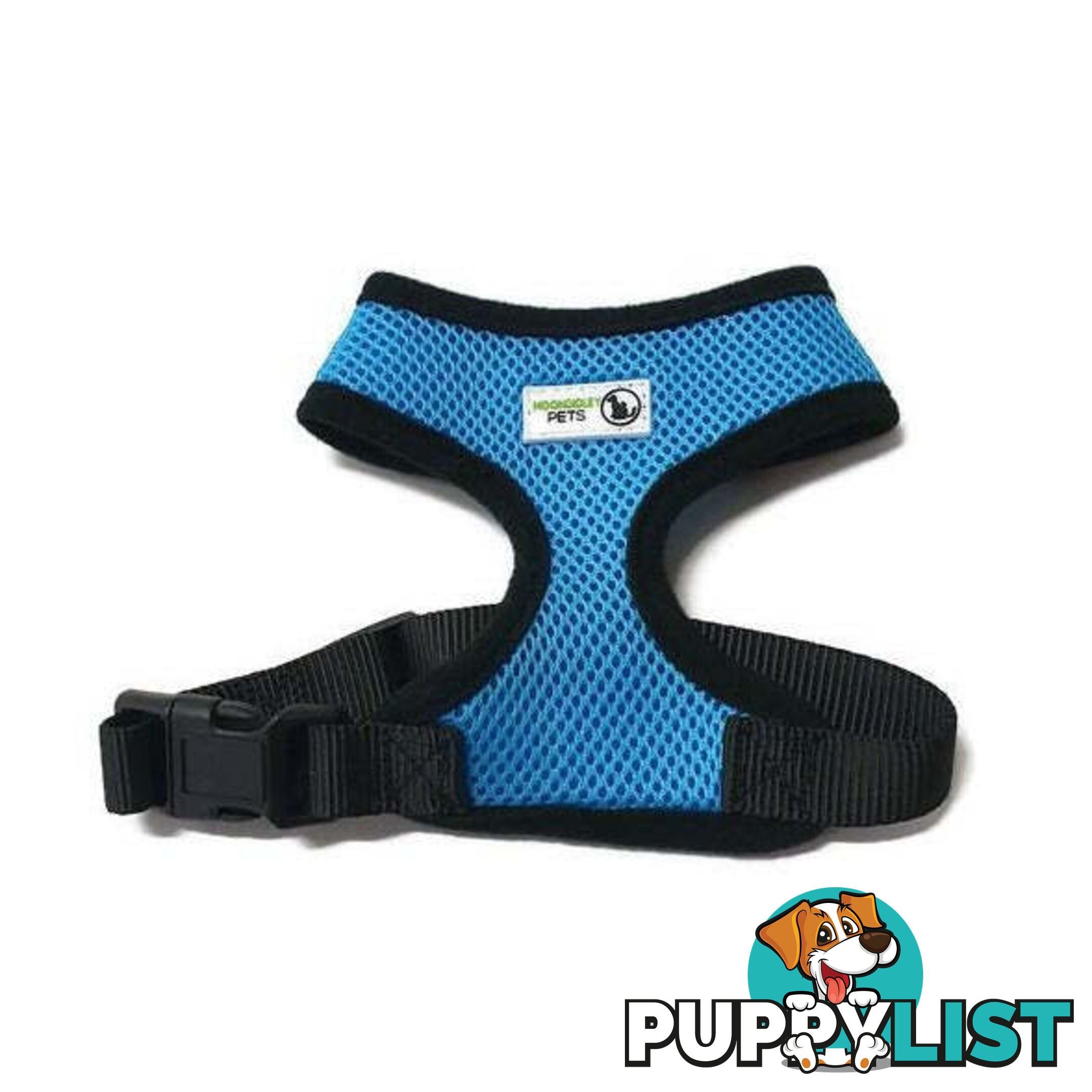 Pet Harness Soft Air Mesh Padded Adjustable  - Moondidley Pets - MDPHARMESXSPUR