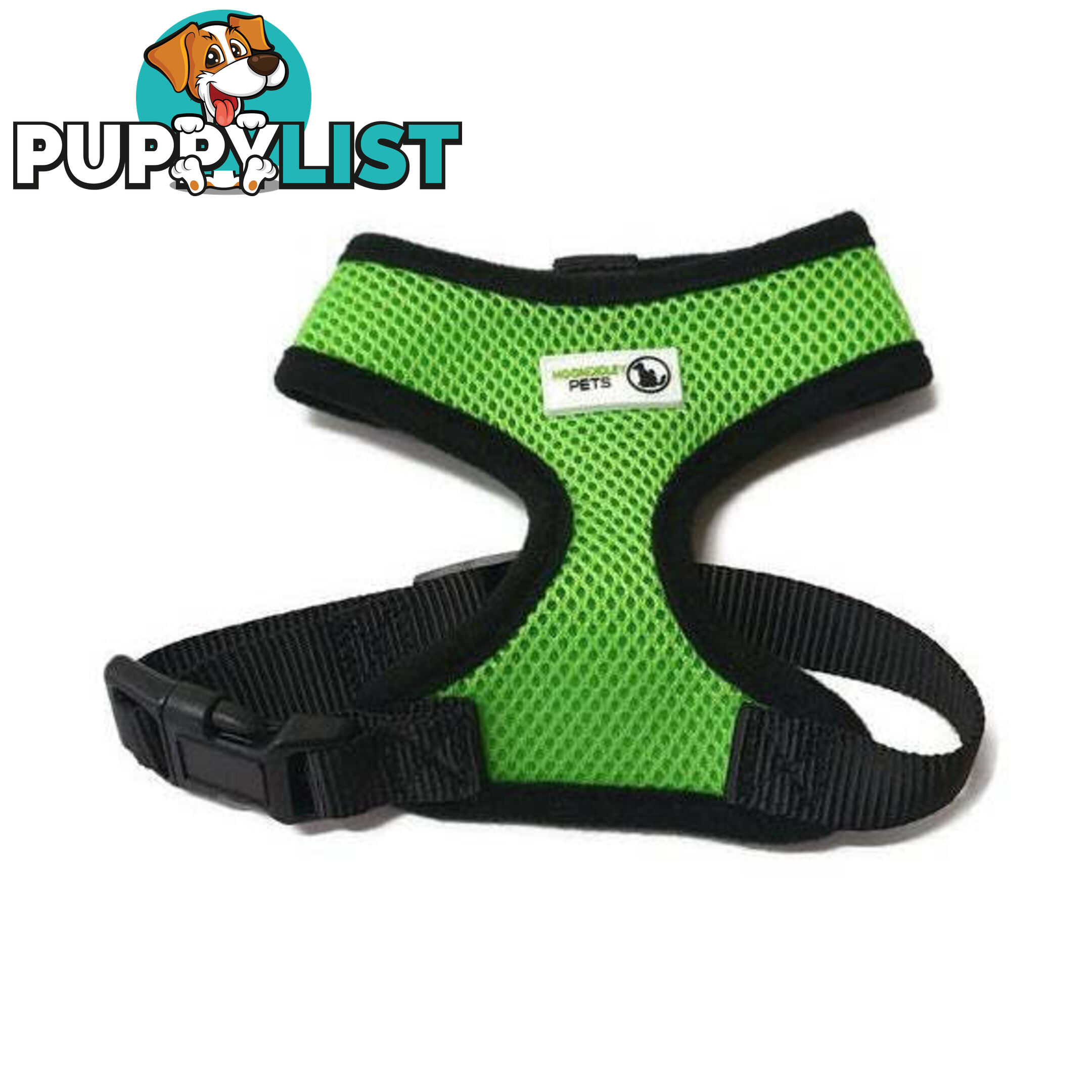 Pet Harness Soft Air Mesh Padded Adjustable  - Moondidley Pets - MDPHARMESXSPUR