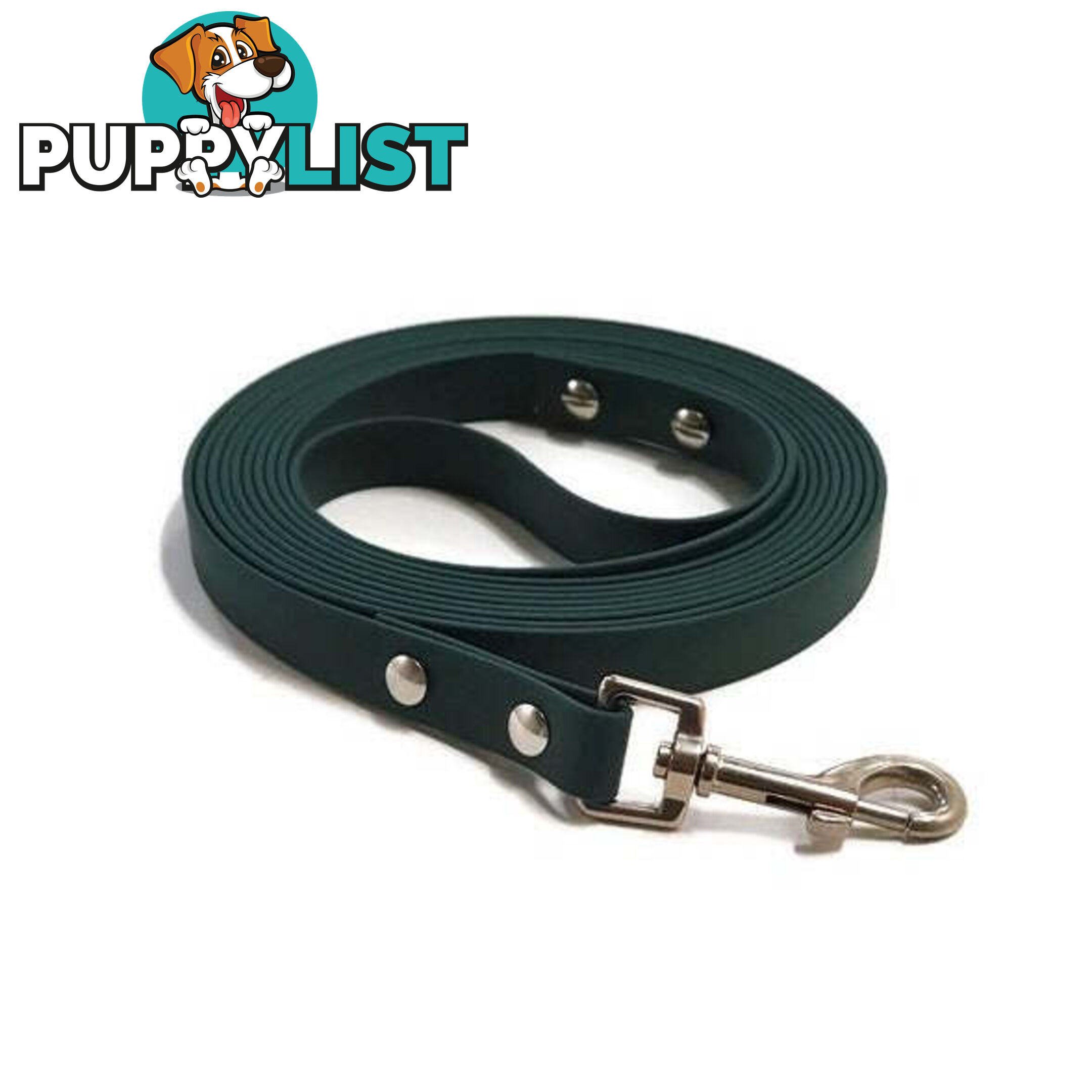 3m - 5m Biothane Dog Lead - BIO4LD4LGRN