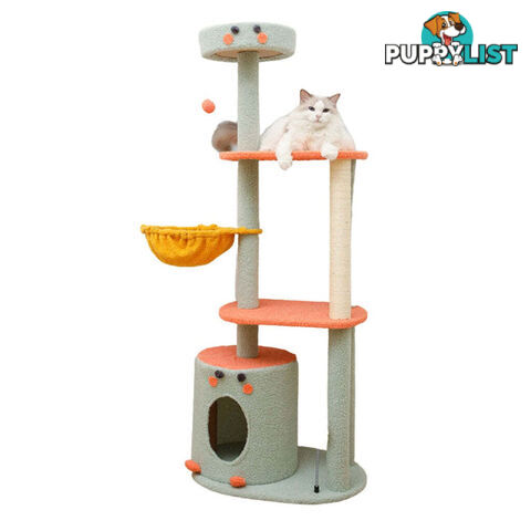 Floofi 143cm Dinosaur Cat Condo Cat Tree Green - V227-3331641028520