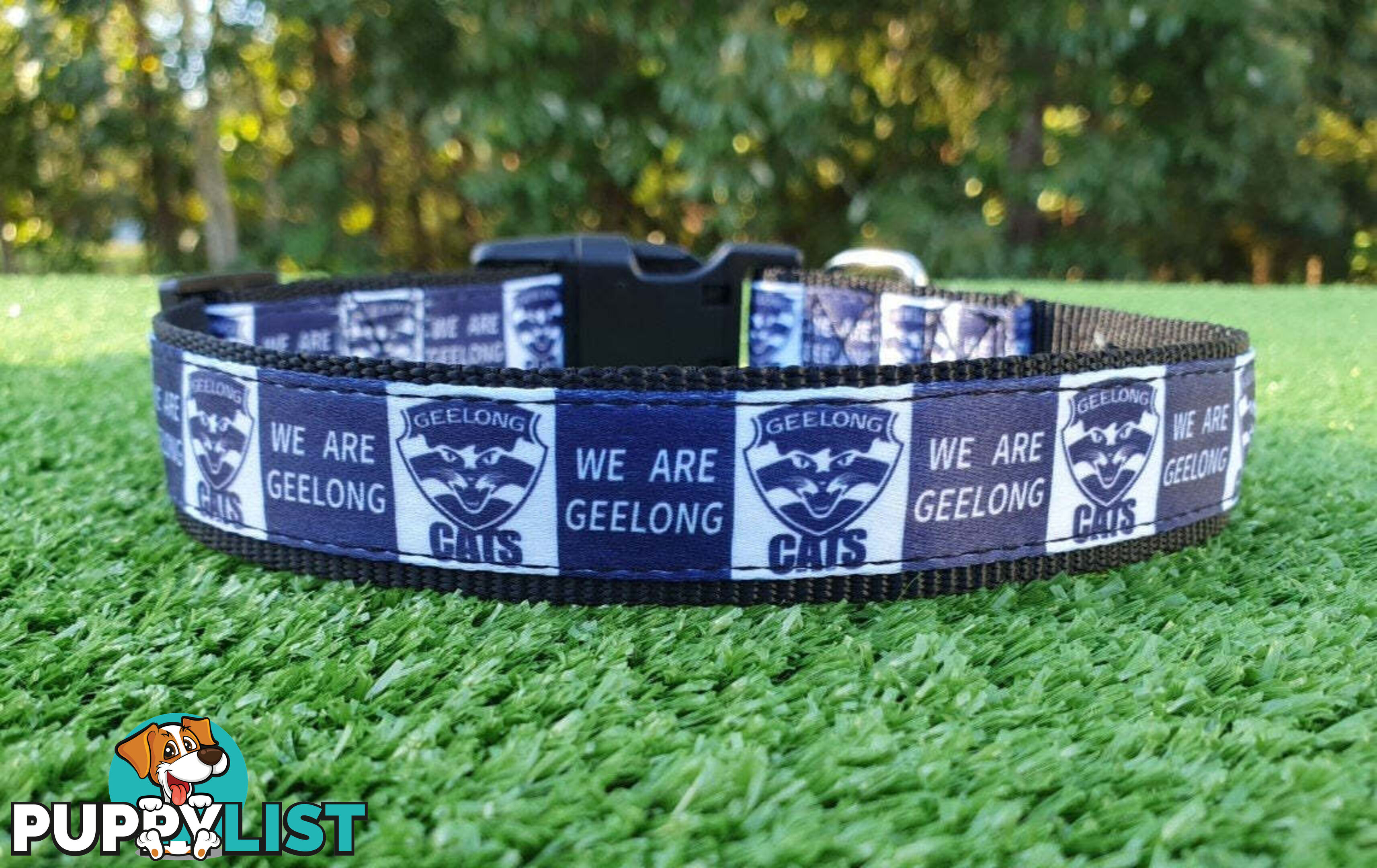 AFL Dog Collars, Footy - Aussie Rules - Moondidley Pets - MDPCOLAFLLSKS